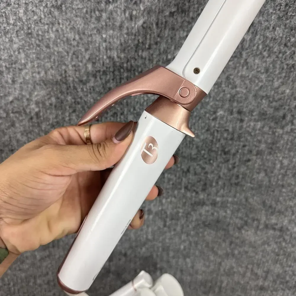 T3 Curling Iron Set 4 Barrels White Rose Gold Hair Styler Model 76583